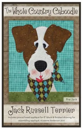 Jack Russell Terrier - Precut Fused Applique Pack