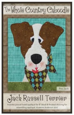 Jack Russell Terrier - Precut Fused Applique Pack