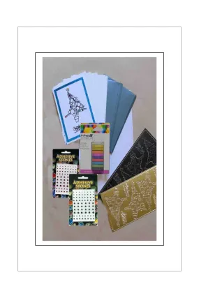 Kits - Christmas  - Modern Christmas Tree Sticker