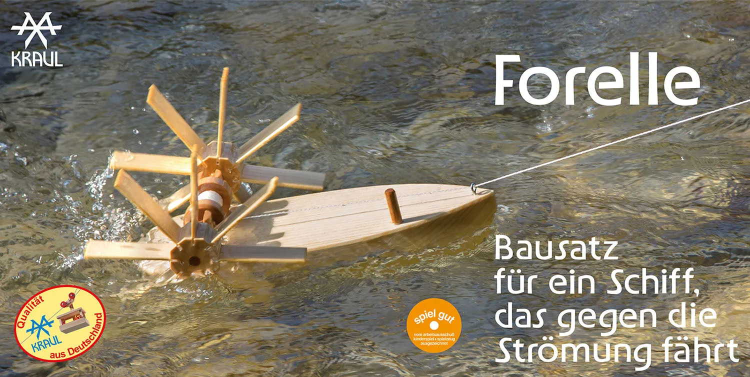 Kraul Trout Paddle Boat Kit