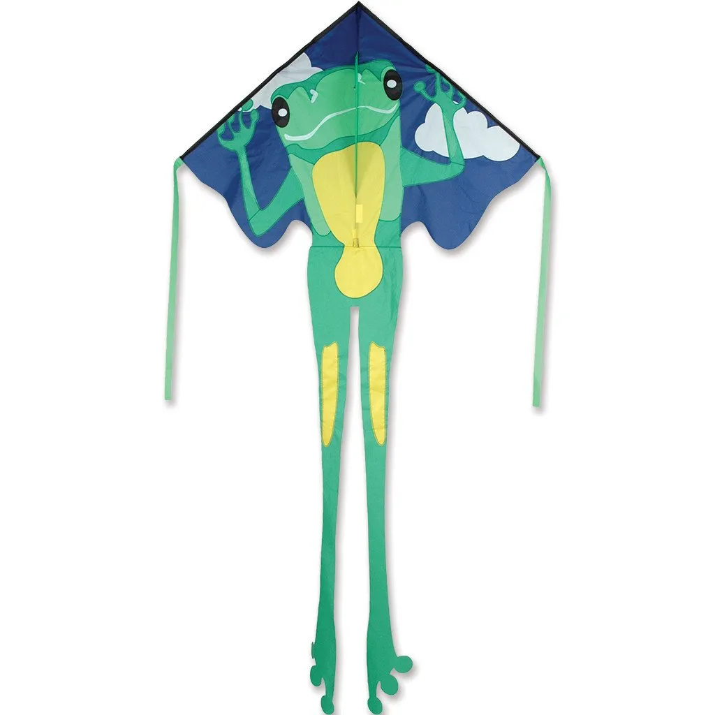 Large Easy Flyer Kite - Green Frog