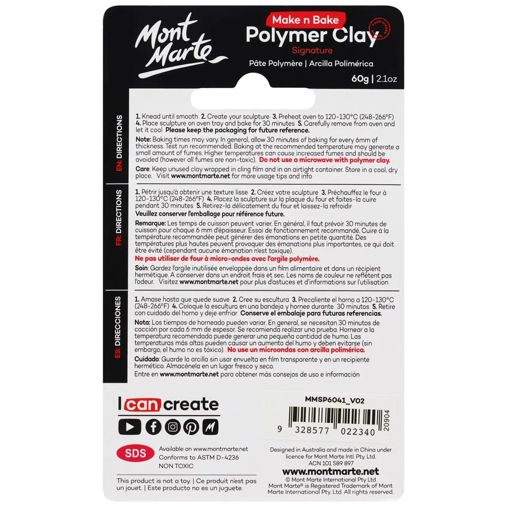 Make n Bake Polymer Clay Signature 60g (2.1oz) - Cerise