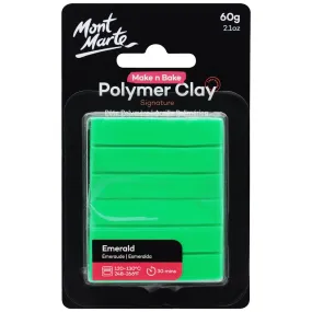 Make n Bake Polymer Clay Signature 60g (2.1oz) - Emerald