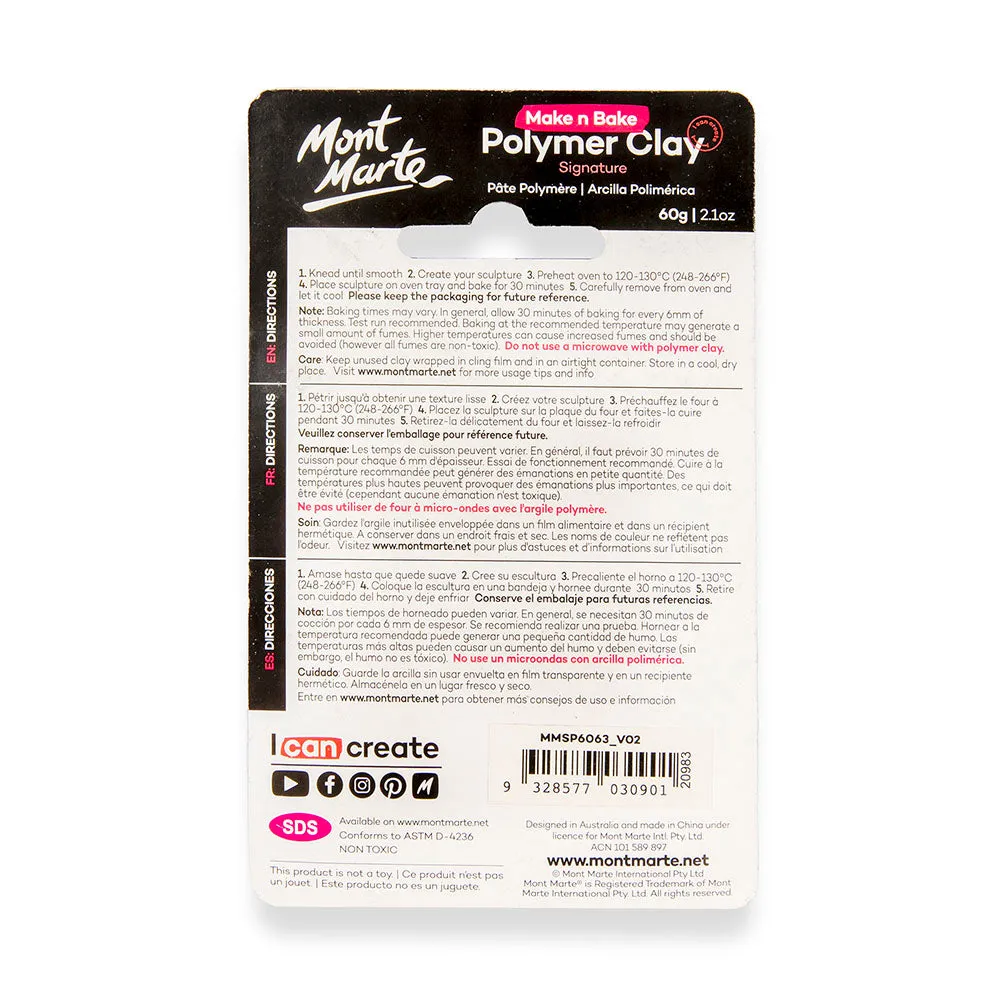 Make n Bake Polymer Clay Signature 60g (2.1oz) - Metallic Blue