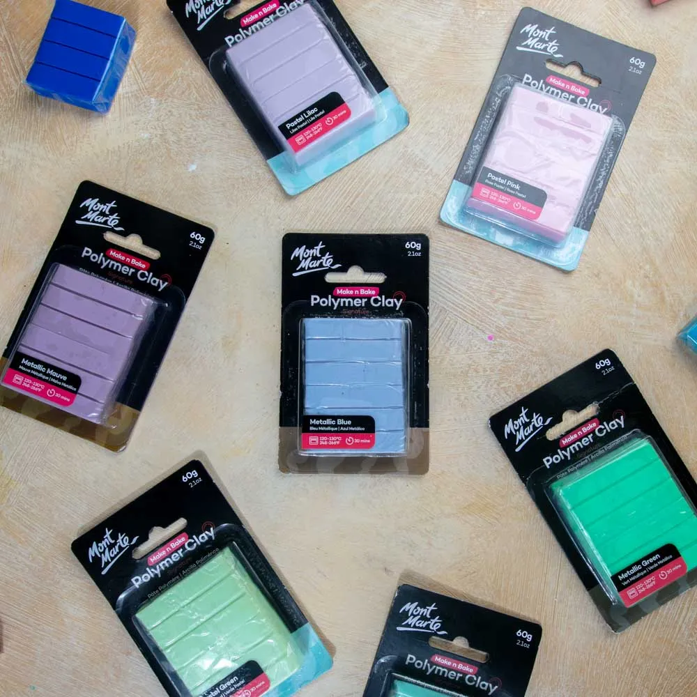 Make n Bake Polymer Clay Signature 60g (2.1oz) - Metallic Blue