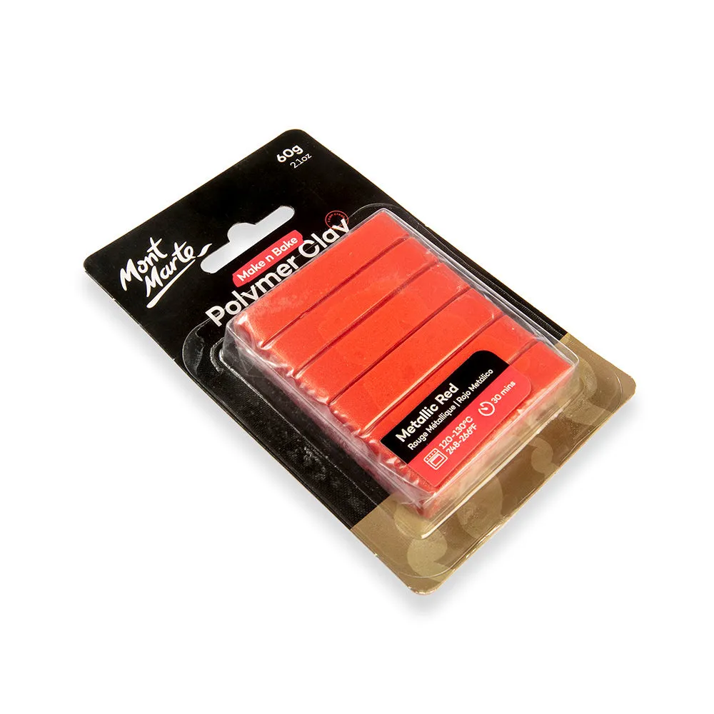 Make n Bake Polymer Clay Signature 60g (2.1oz) - Metallic Red