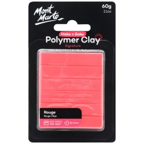 Make n Bake Polymer Clay Signature 60g (2.1oz) - Rouge