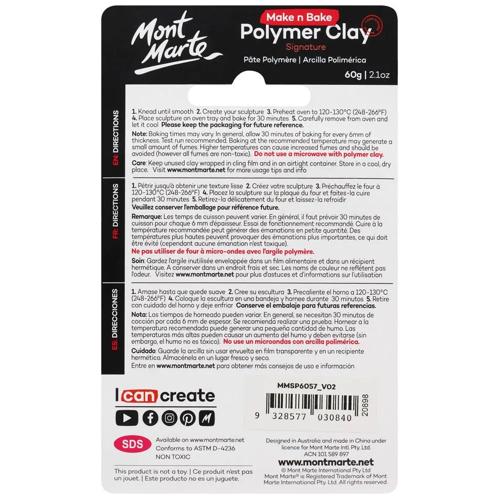 Make n Bake Polymer Clay Signature 60g (2.1oz) - Sienna