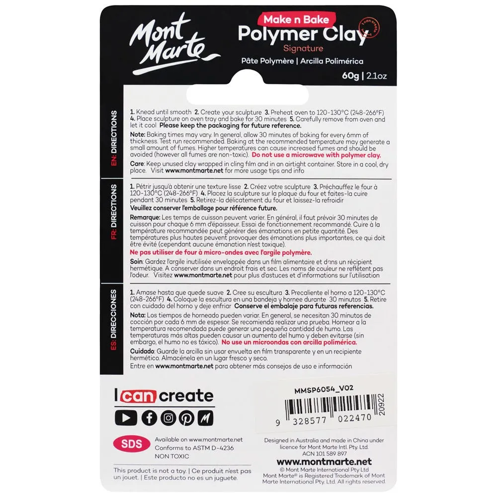 Make n Bake Polymer Clay Signature 60g (2.1oz) - Tangerine