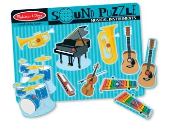 Melissa & Doug Musical Instruments Sound Puzzle