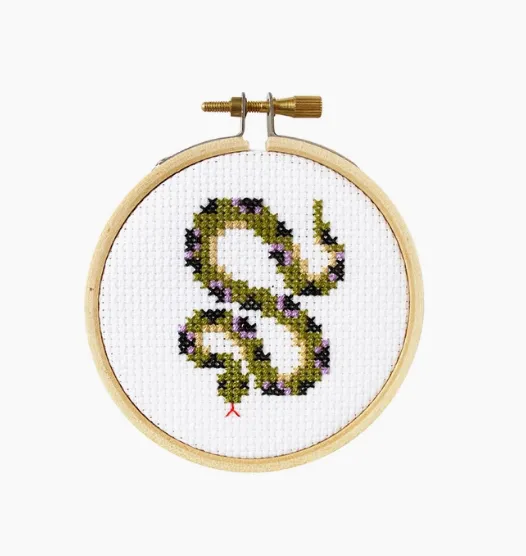 Mini Snake Cross Stitch