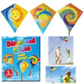 M.Y 60 x 70cm Diamond Nylon Kite (Choice of 3)
