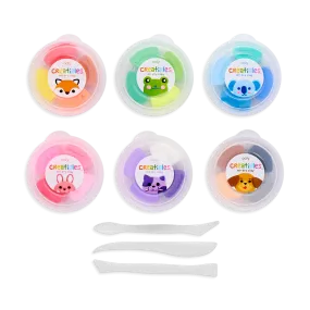 Ooly Creatibles DIY Air Dry Clay Kit 24 Colours Playdough Sand Toys Art and craft for kids 6yrs 