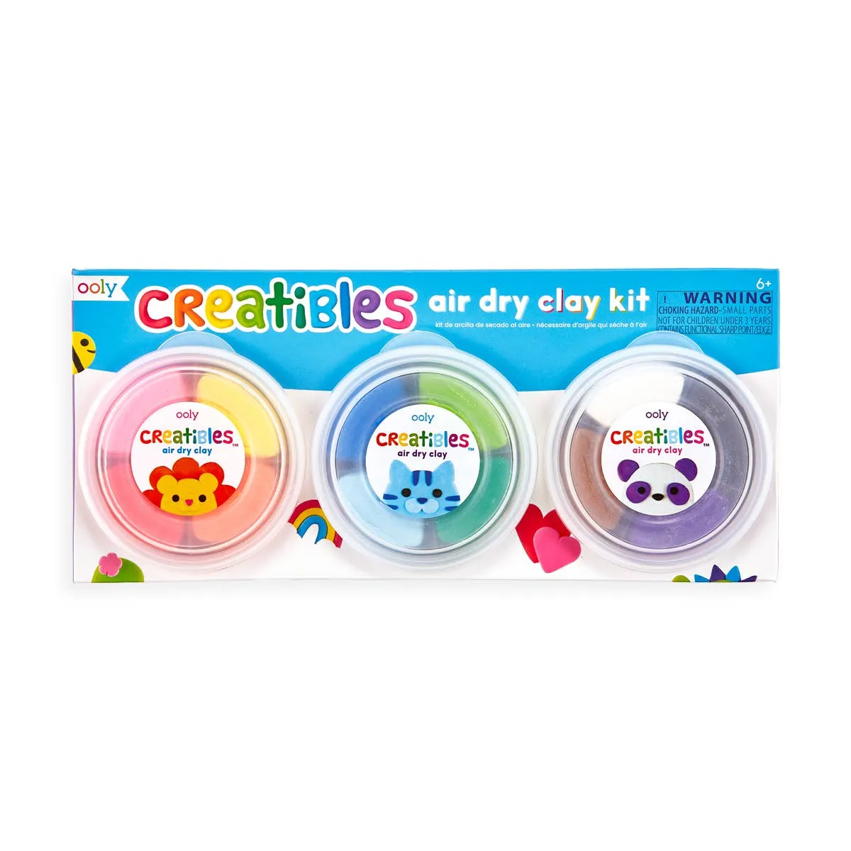 Ooly Creatibles D.I.Y. Air Dry Clay Kit | Set of 12