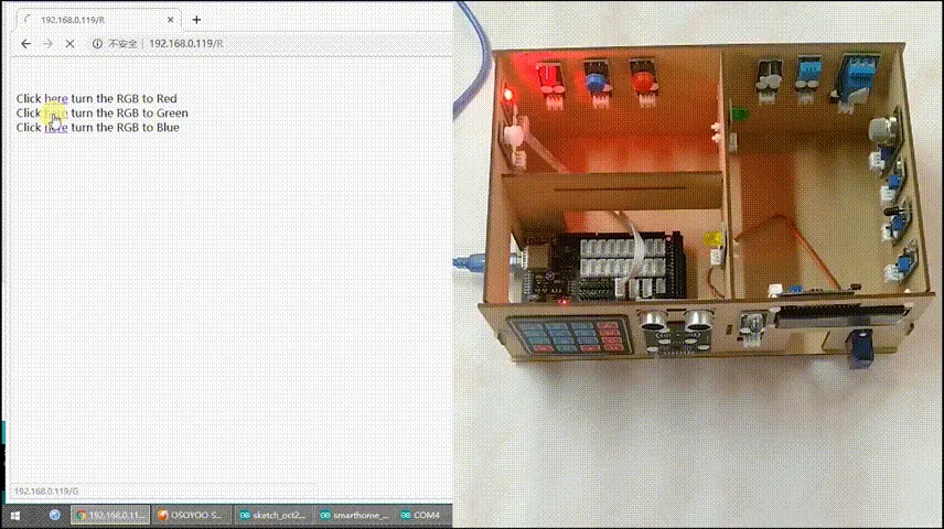 OSOYOO Smart Home IoT Starter Kit V2 for Arduino MEGA2560,Learning STEM Electronic Engineering Coding Programming