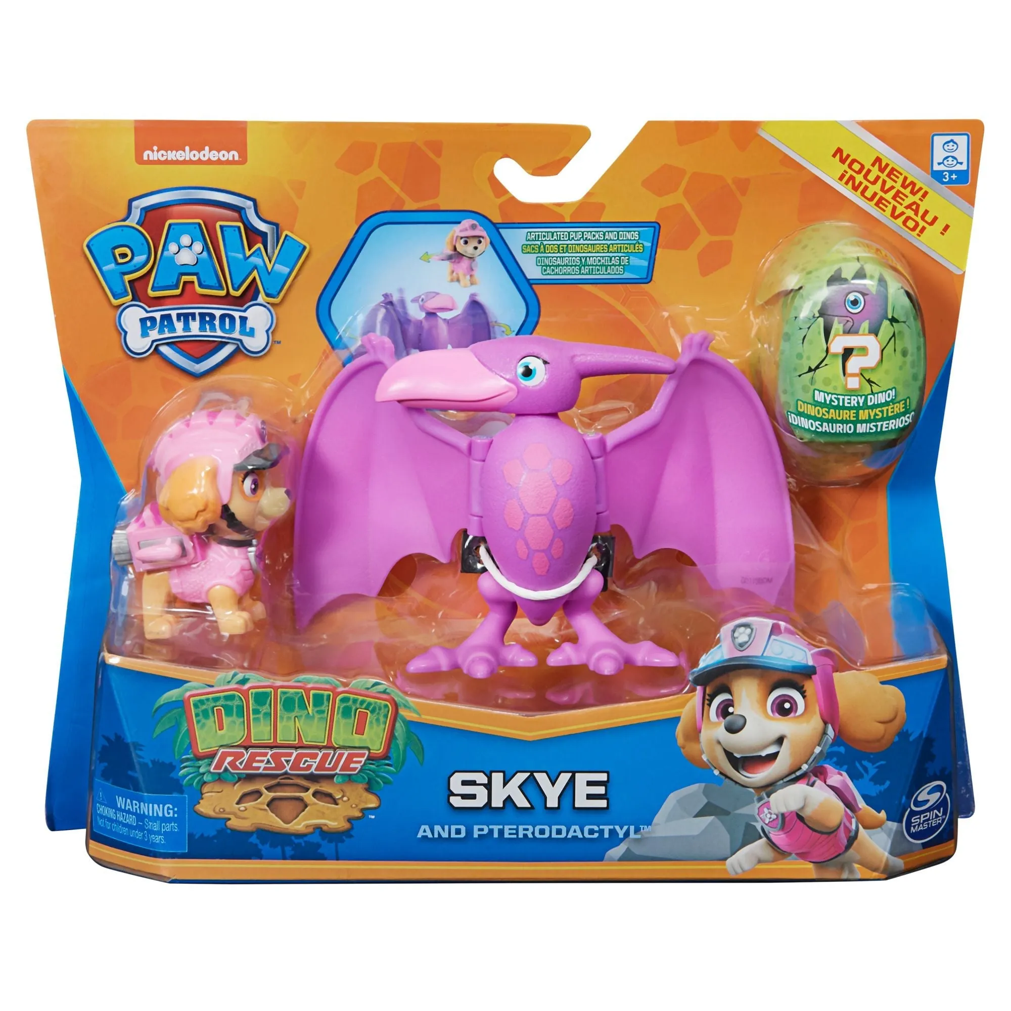 Paw Patrol Dino Rescue Pups Skye And Pterodactyl