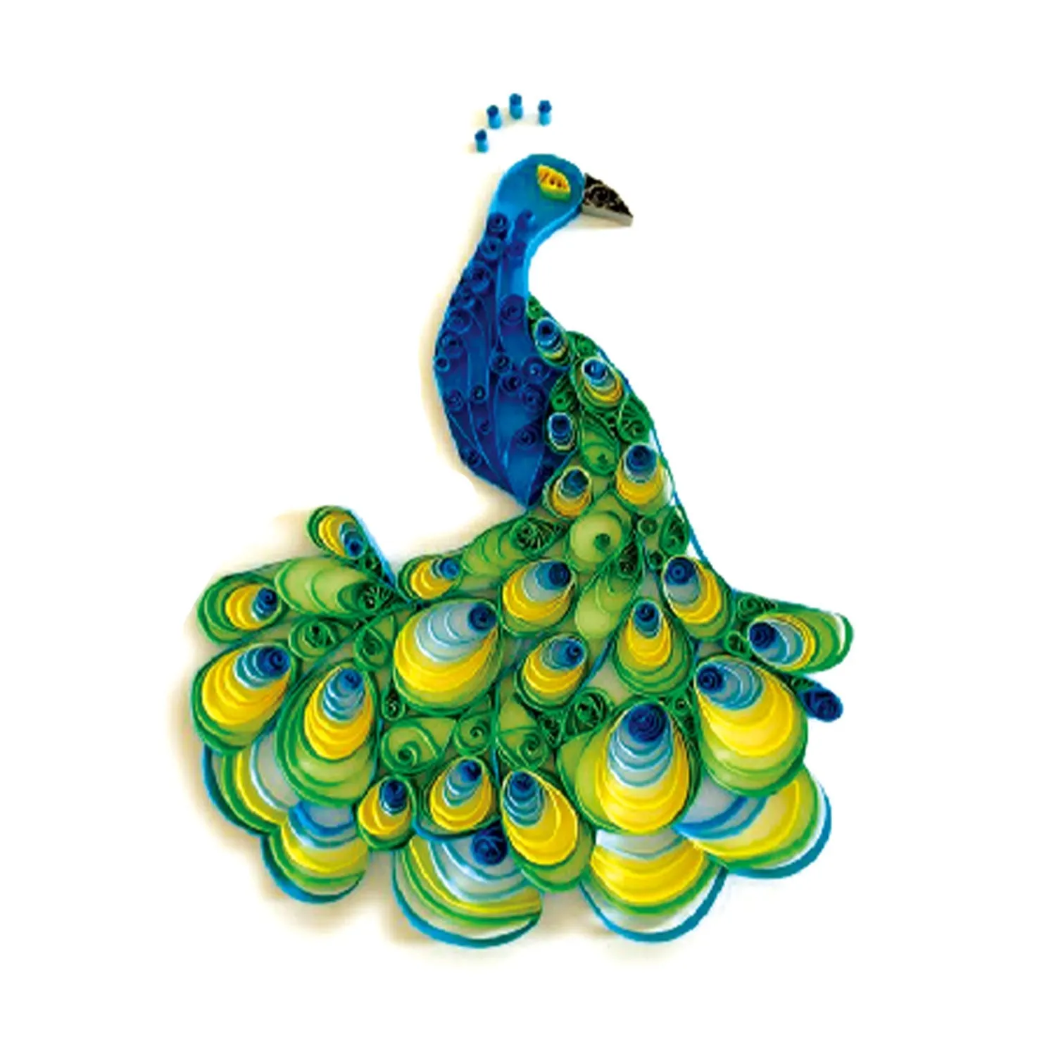 Poppy Crafts A4 Quilling Kit 30 - Peacock