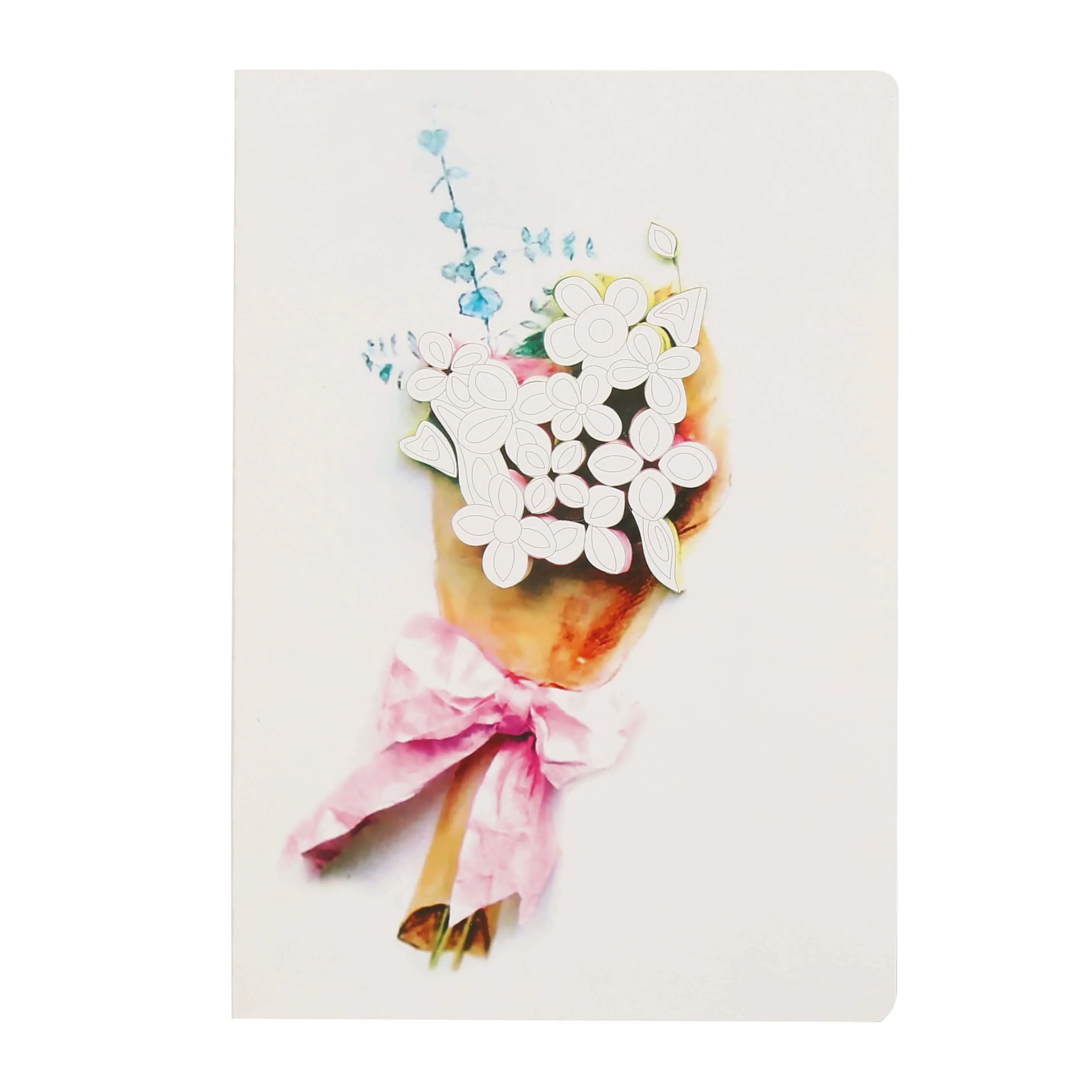Poppy Crafts Quilling Kit - A5 Greeting Card #1 - Fresh Flowers