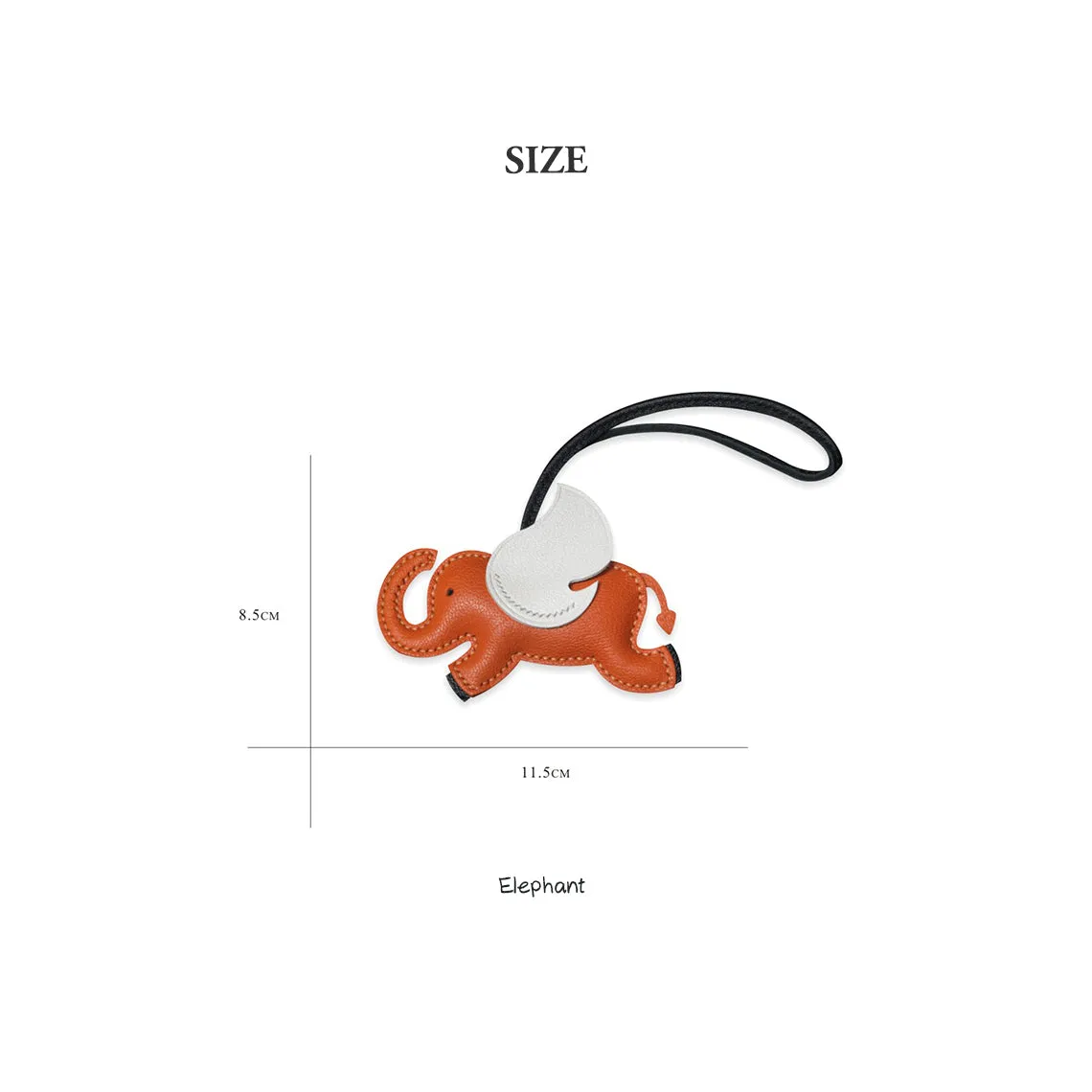 POPSEWING® Sheep Leather Elephant Charm DIY Kits