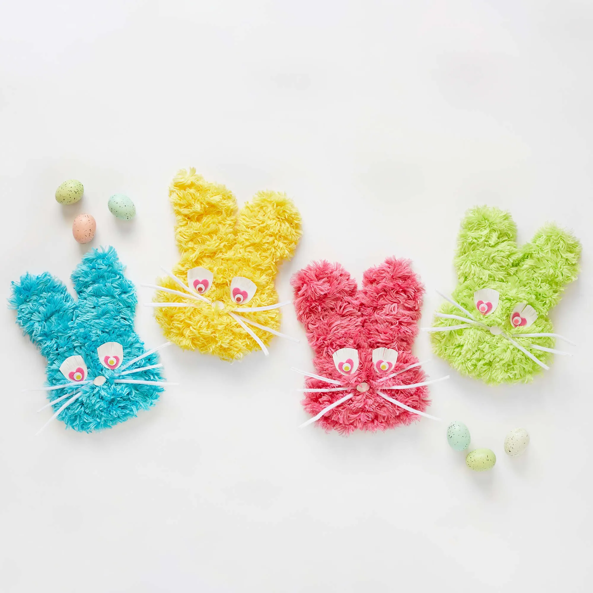 Red Heart Craft Funny Bunny Faces