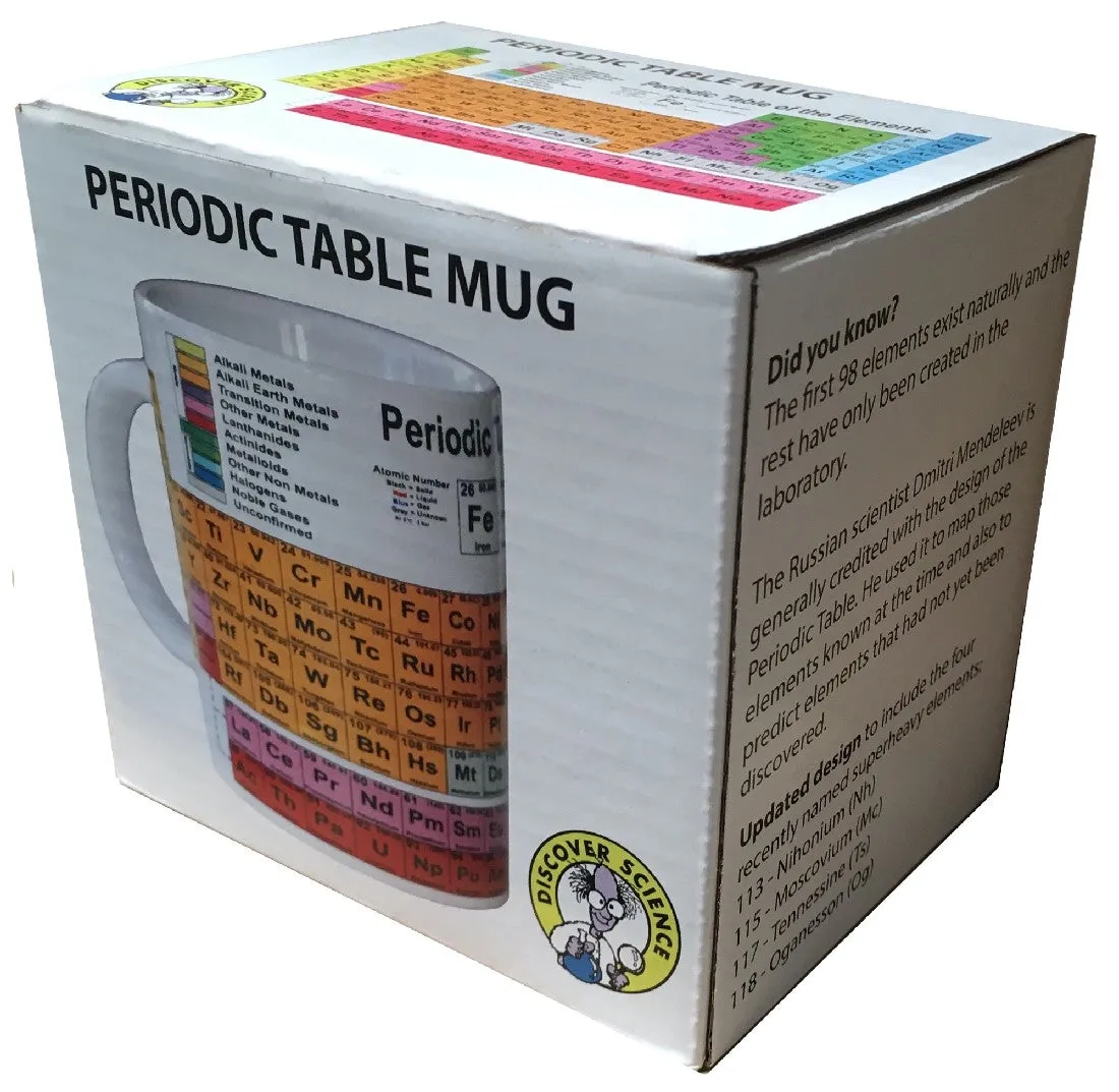 SCIENCE AND NATURE - PERIODIC TABLE MUG