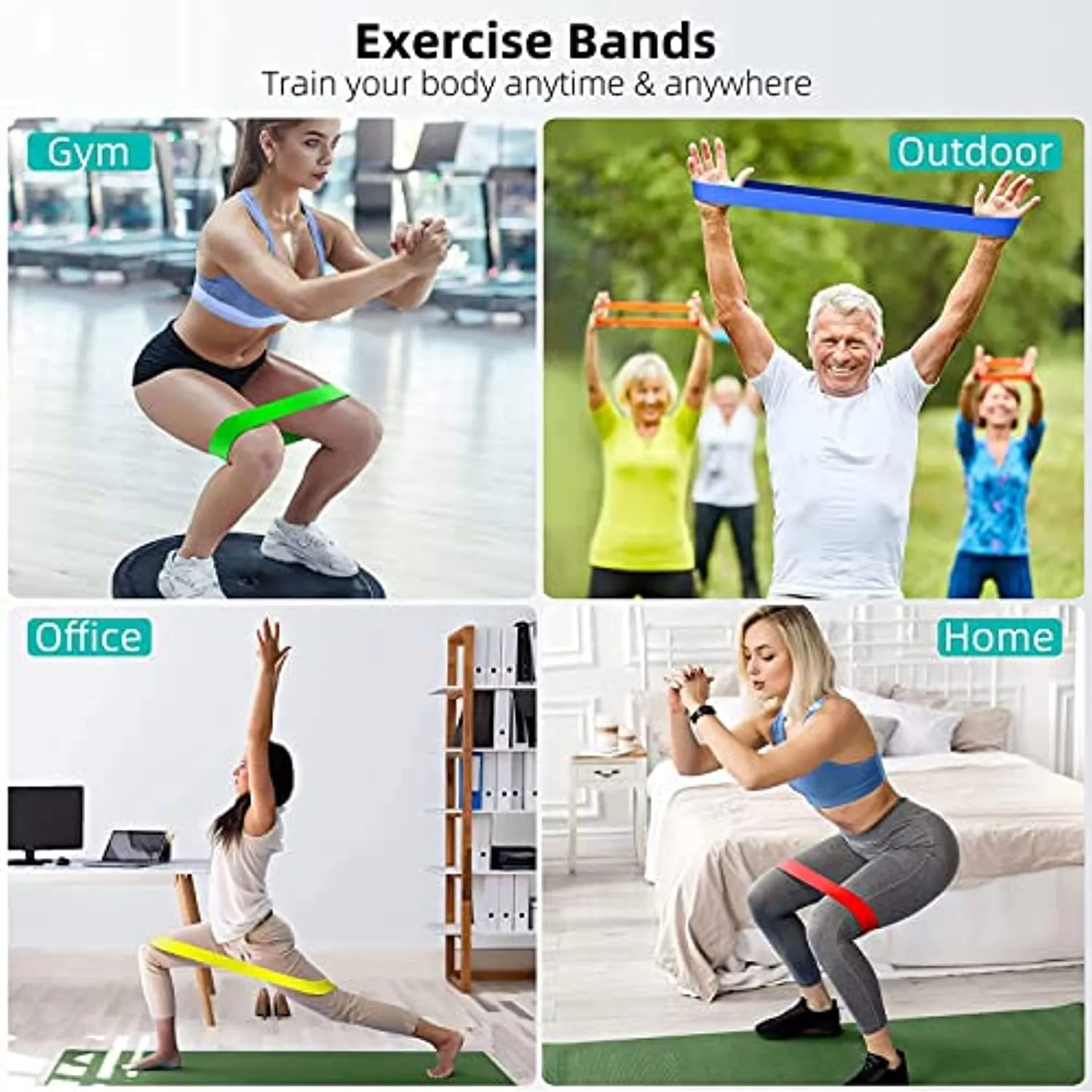 SSPHPPLIE Folding Treadmills with Resistance Band for Home