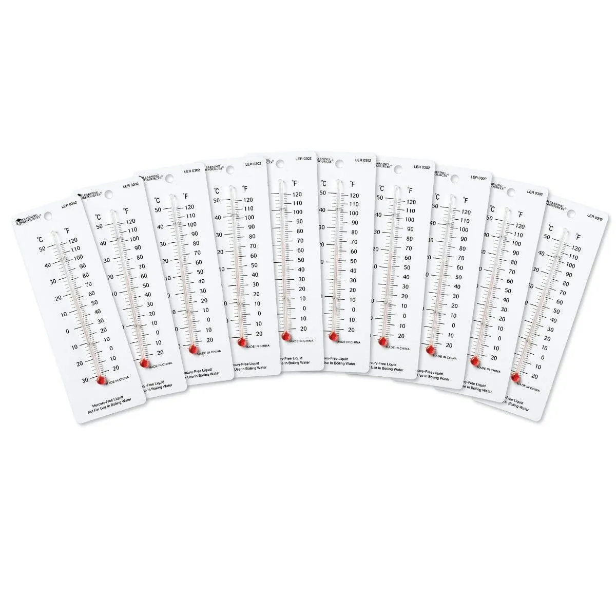 Student Thermometers, Set of 10