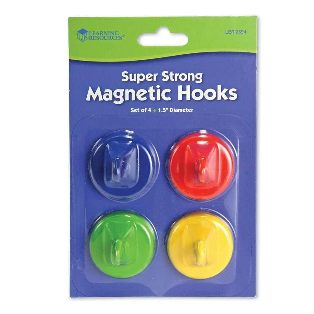 Super Strong Magnetic Hooks, Set of 4