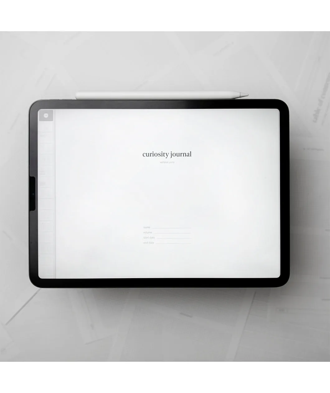 the curiosity journal (digital download)