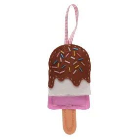 Trimits Felt Decoration Kit Ð Ice Lolly, 2x6x13cm, Includes Pre-Cut Felt, Stuffing, Beads, Thread, and Instructions