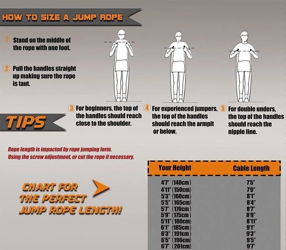 Ultra-speed Ball Bearing Skipping Jump Ropes With Free Bag