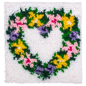 WonderArt Heart Wreath Kit 12" x 12", Discontinued items