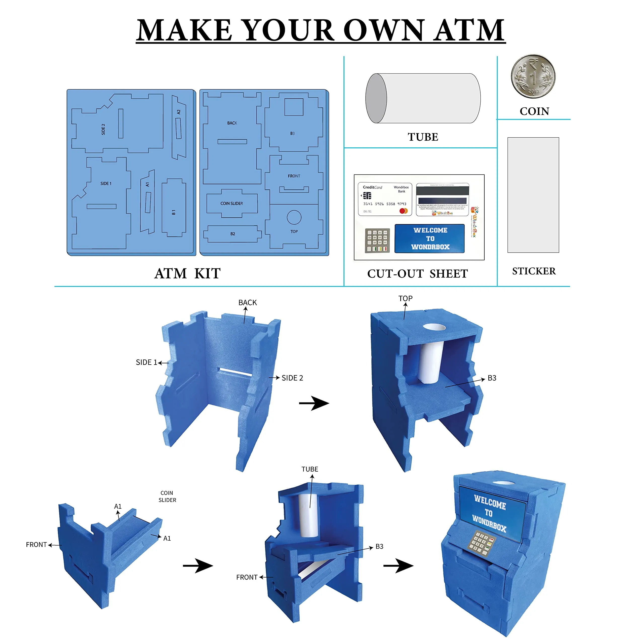 WONDRBOX Money Sense DIY Activity.