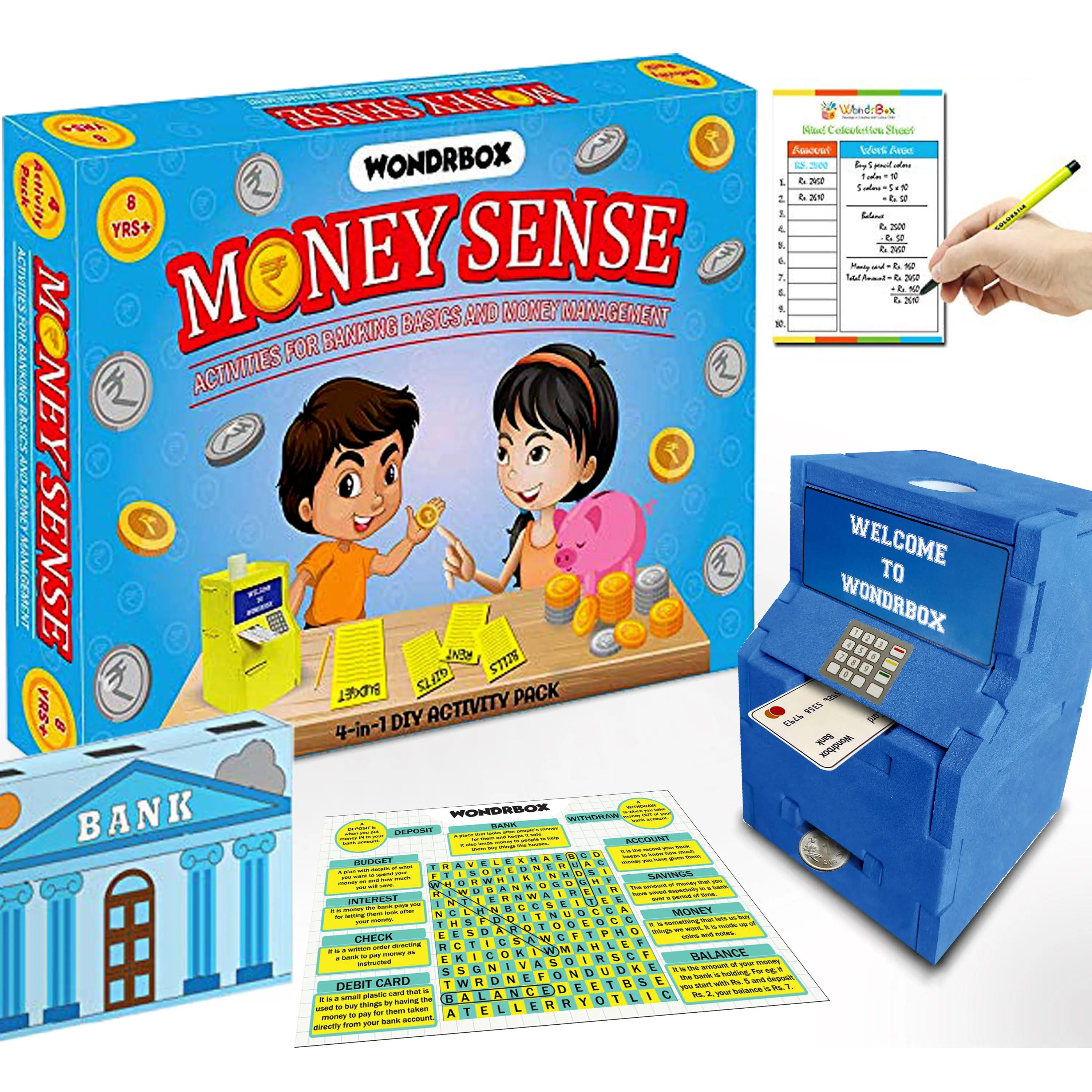 WONDRBOX Money Sense DIY Activity.