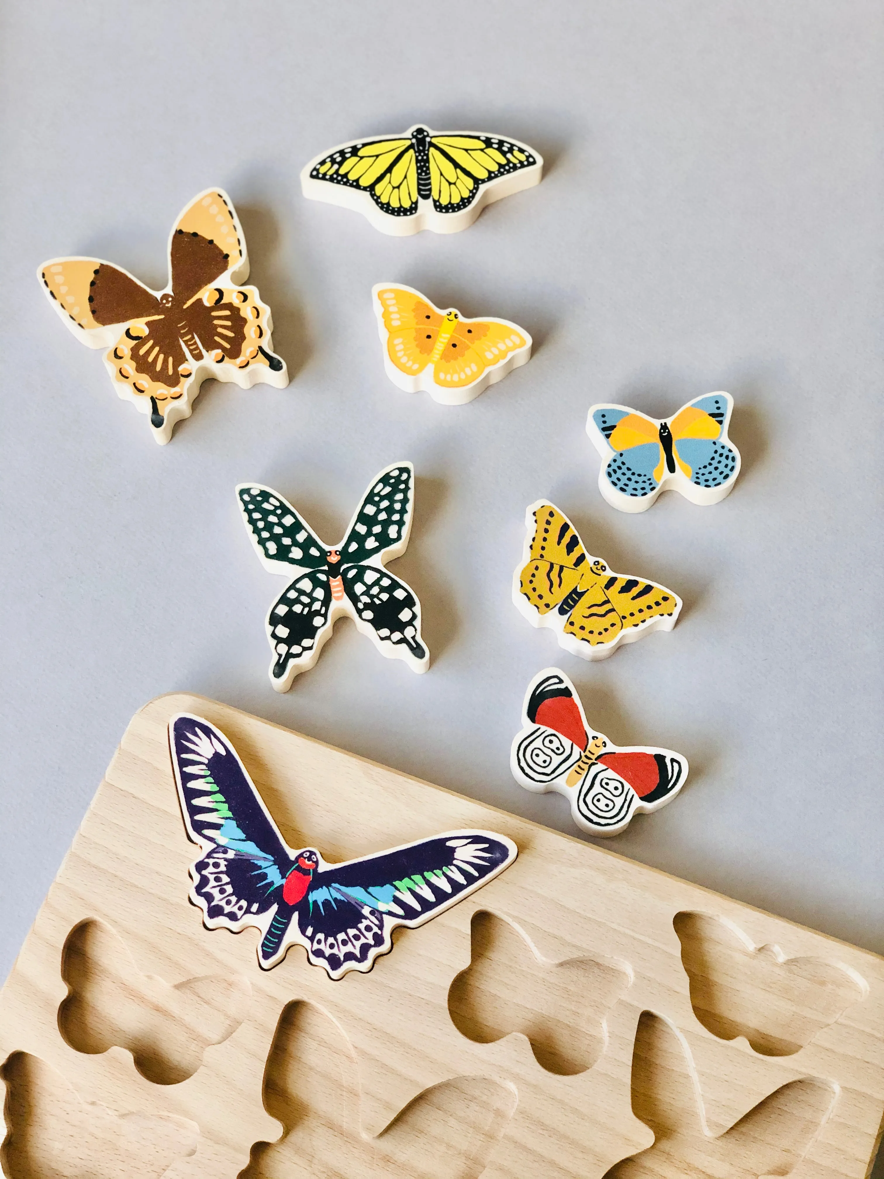 World of Butterflies Wooden Puzzle