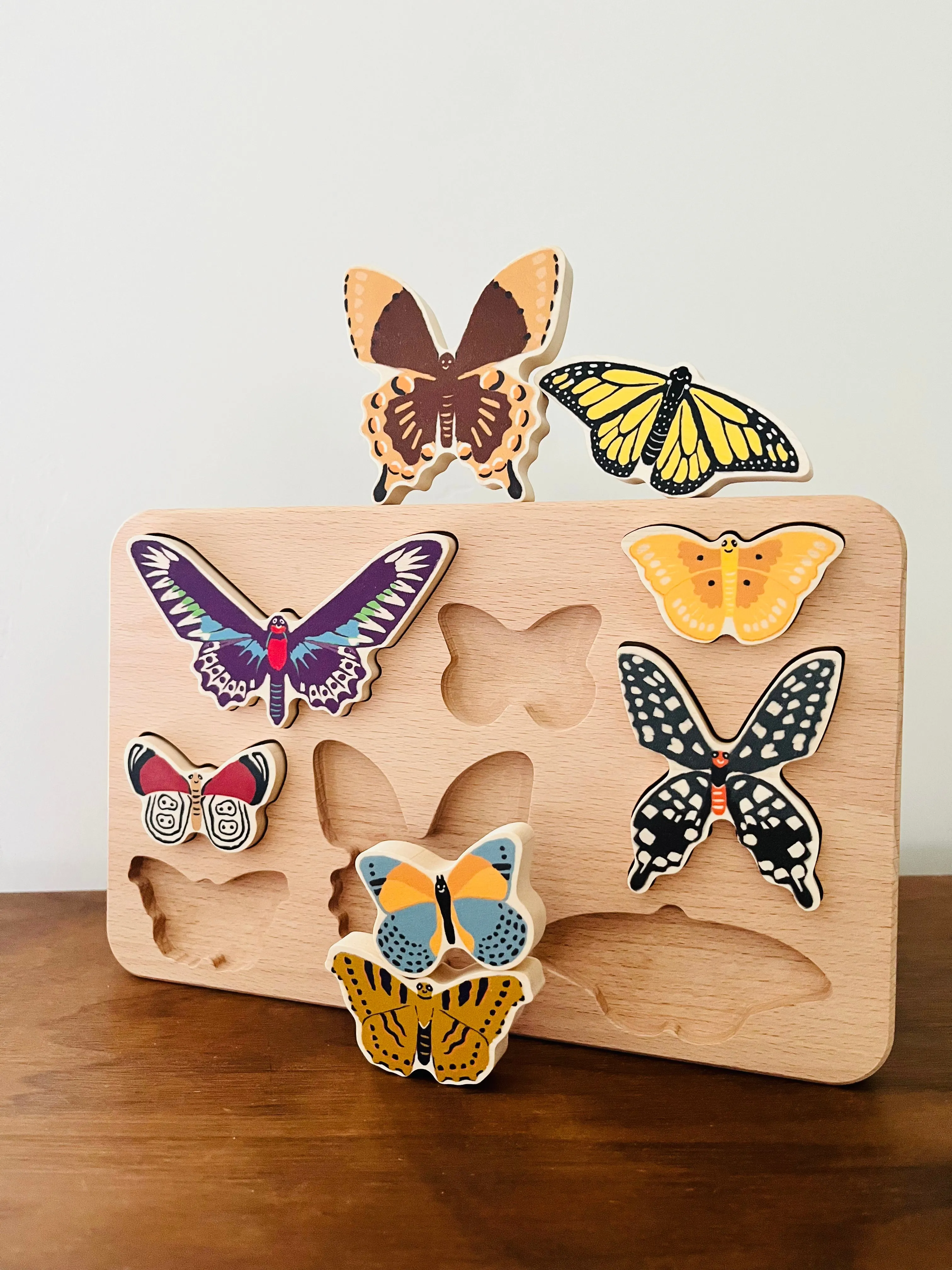World of Butterflies Wooden Puzzle