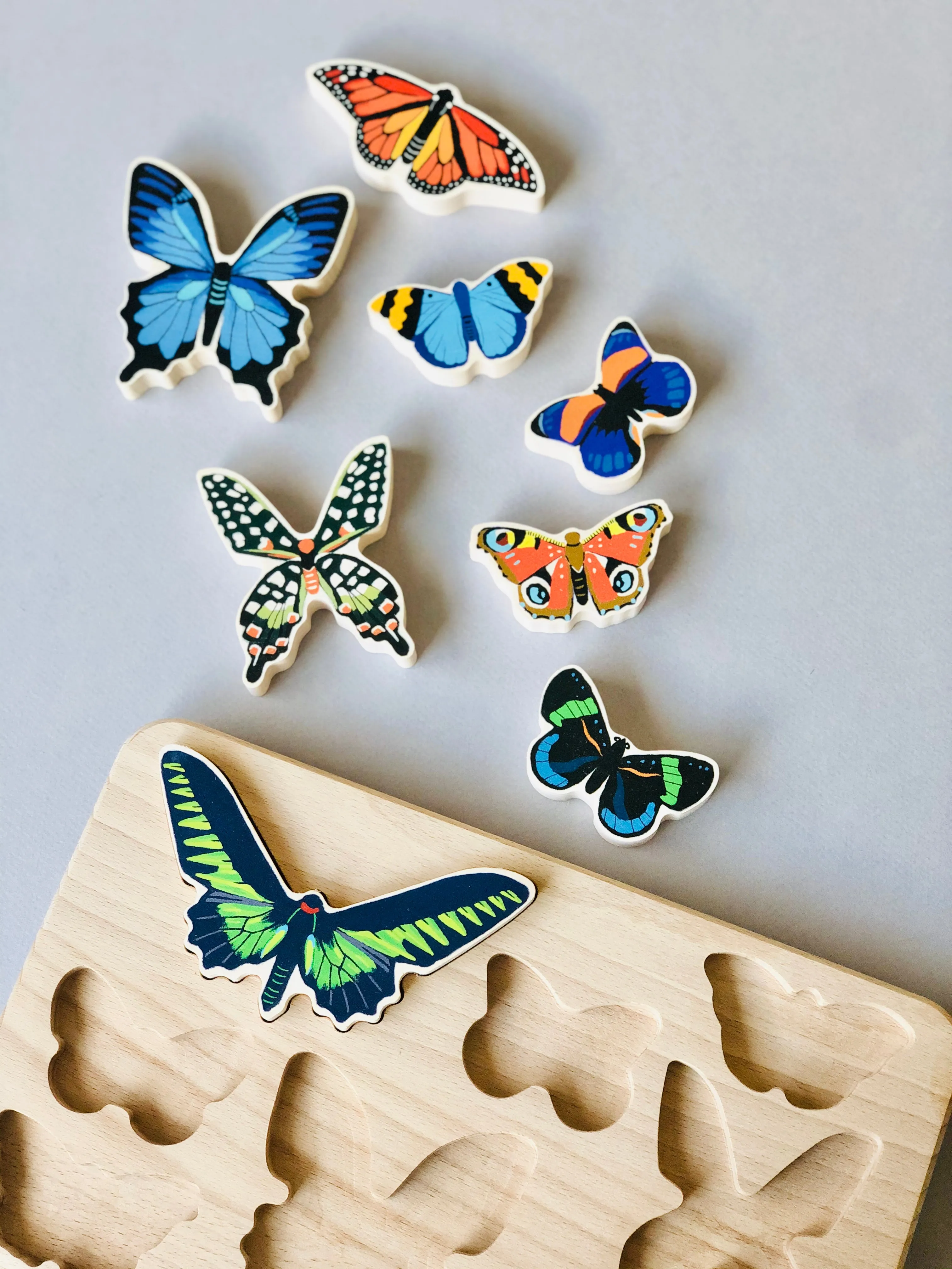 World of Butterflies Wooden Puzzle