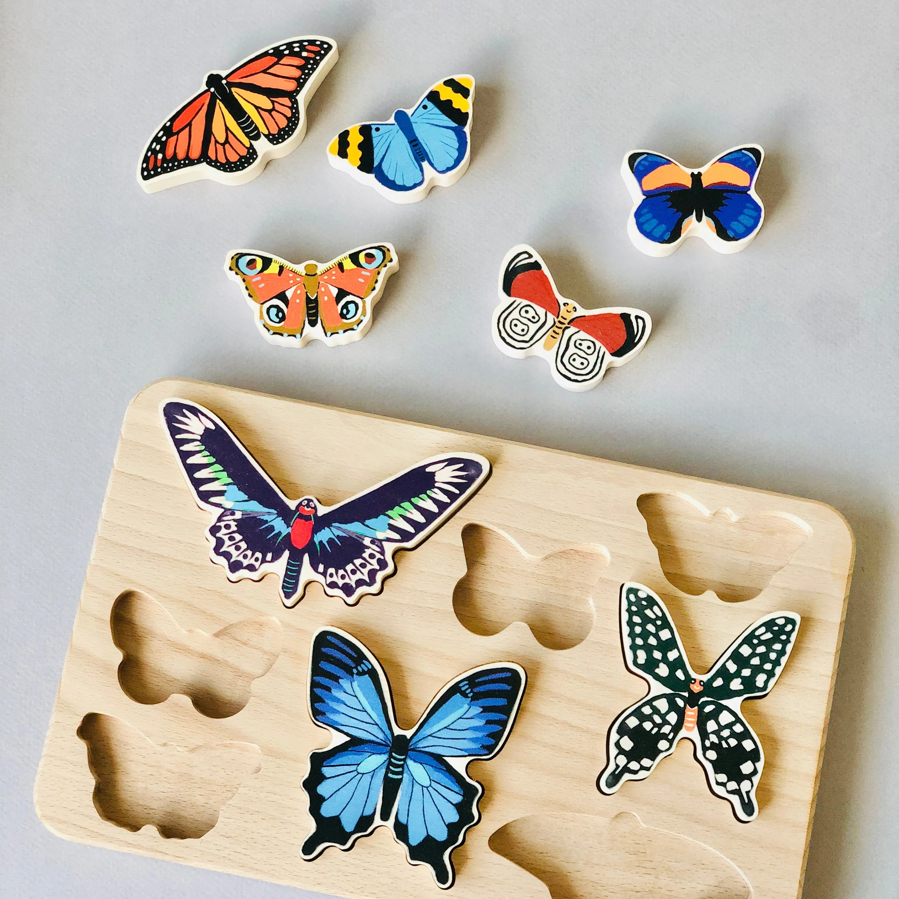World of Butterflies Wooden Puzzle