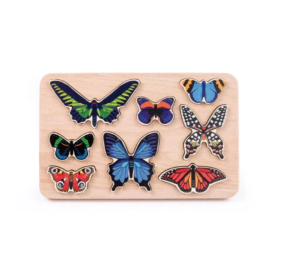 World of Butterflies Wooden Puzzle