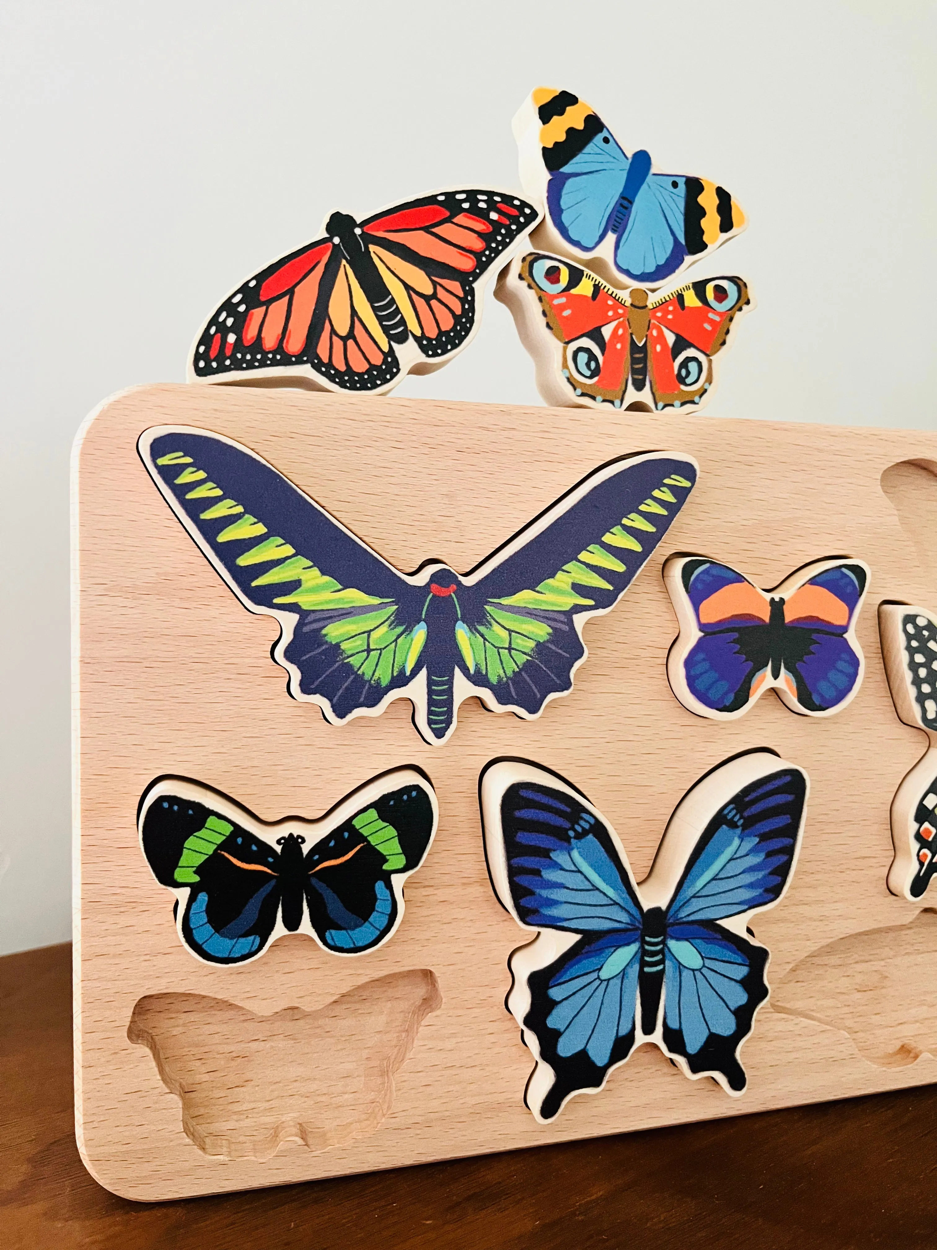 World of Butterflies Wooden Puzzle