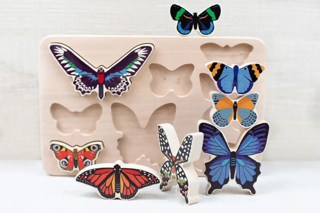 World of Butterflies Wooden Puzzle