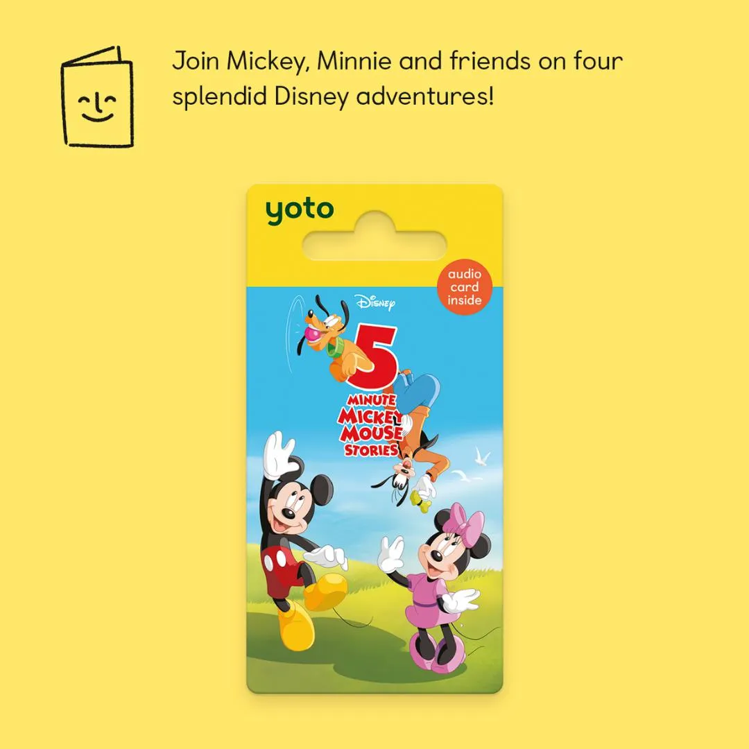 Yoto Card - 5 Minute Stories: Mickey Mouse